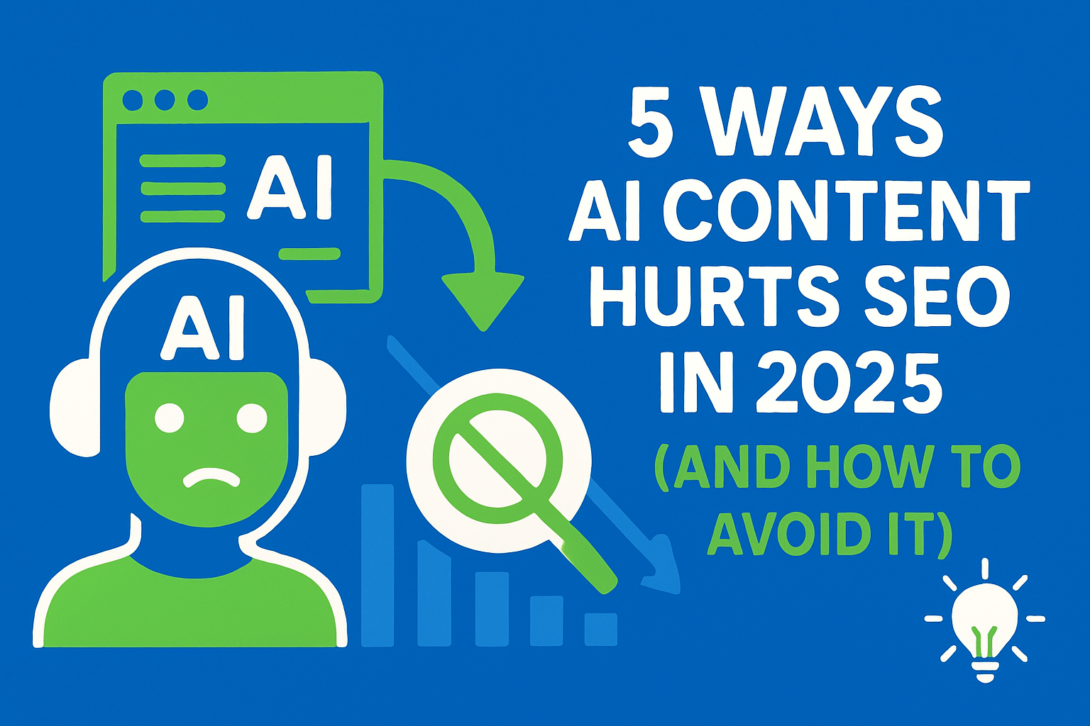 5 Ways AI Content Hurts SEO in 2025 (and How to Avoid It)
