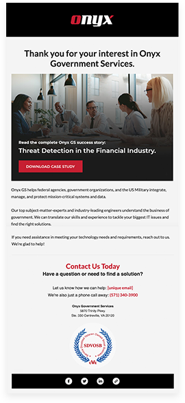 Newsletter Screenshot