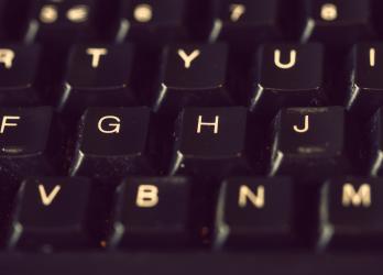 Close up photo of keyboard keys