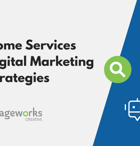 Blog image cover with the title: Home Services Digital Marketing Strategies