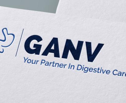 GANV logo on print mock up