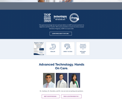 GANV Homepage Design