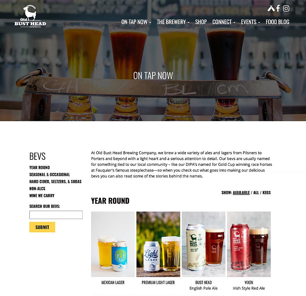 Subpage Design