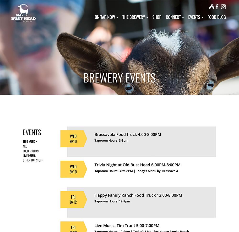 Subpage Design