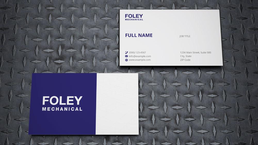 Foley Mechanical Business Card