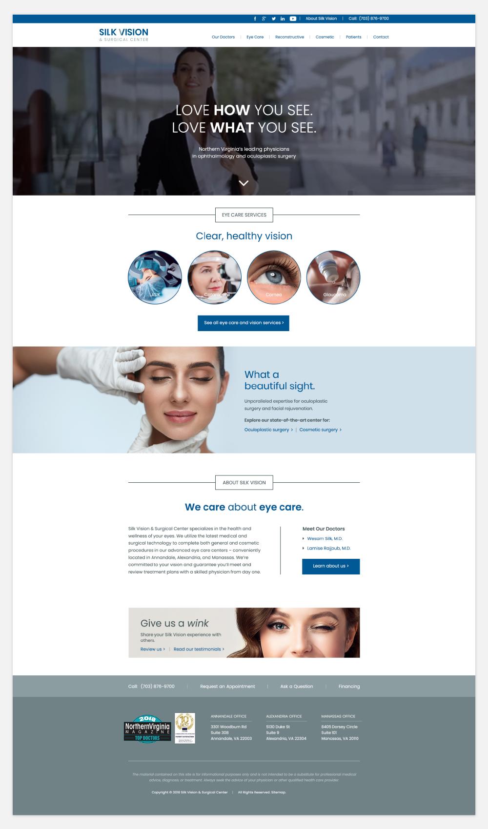 Web Design, Homepage Design