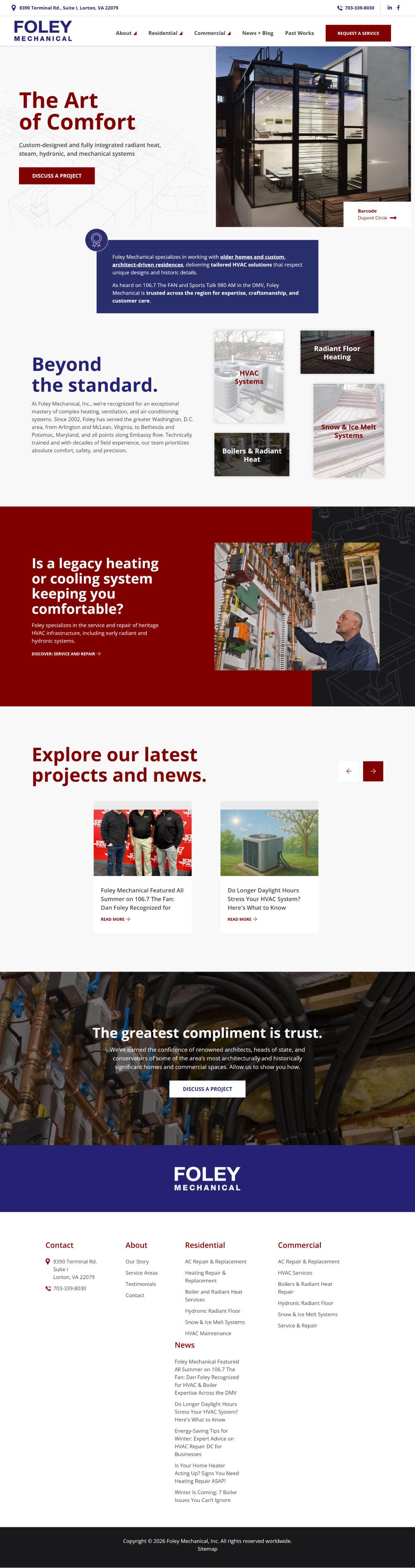 Foley Mechanical Web Design