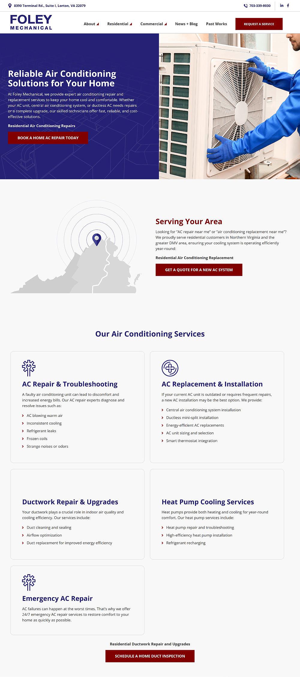 Foley Mechanical Web Design