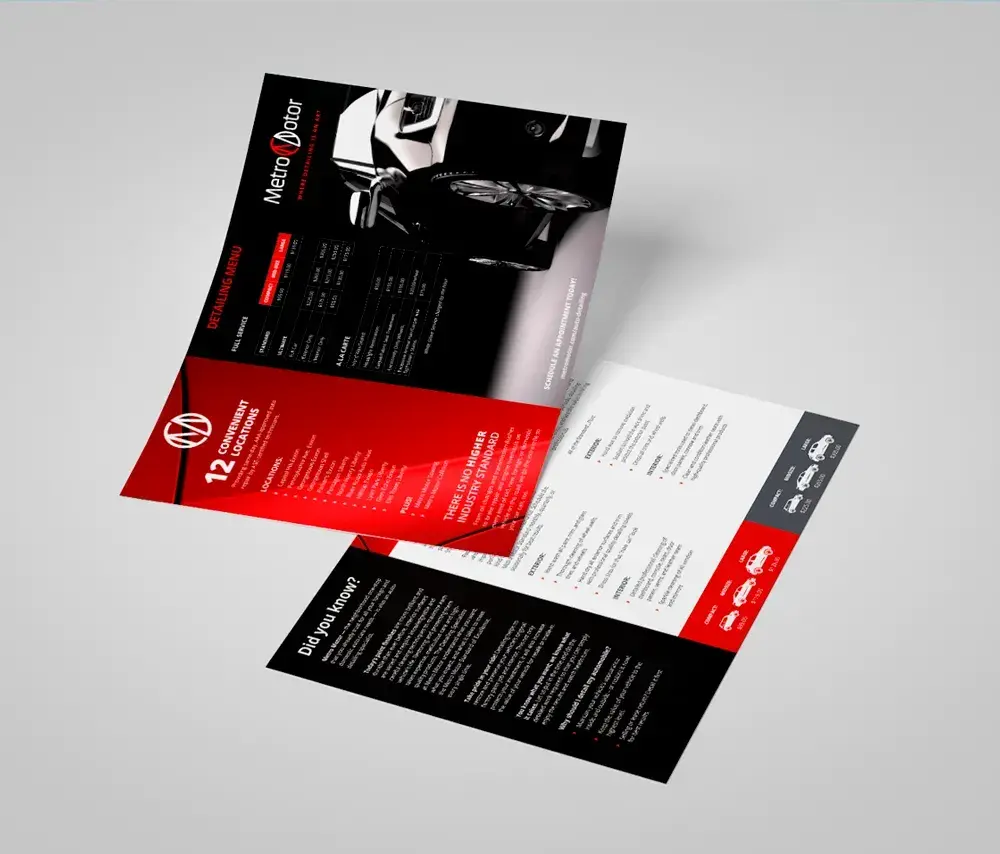 Metro Motor Brochure