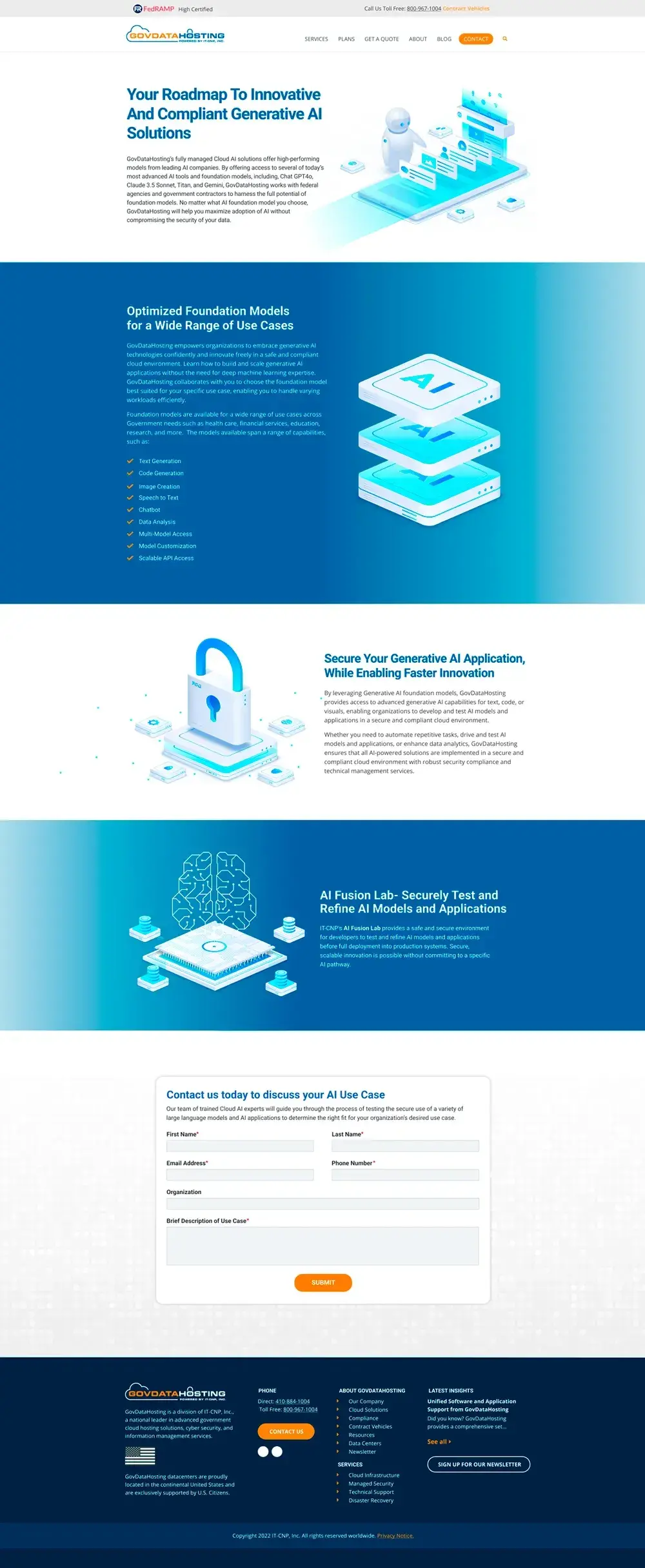 GovDataHosting Subpage