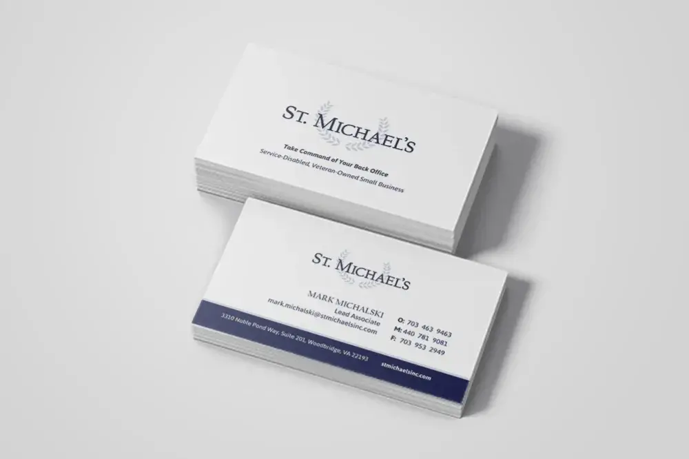 St Michaels Business Card