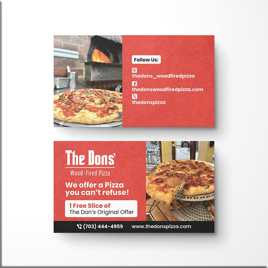 The Dons Free Slice Card Design